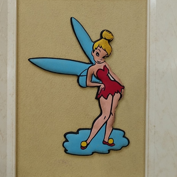 🧚‍♂️VINTAGE🧚‍♂️ PETERPAN TINKERBELL WALL ART - Picture 3 of 4